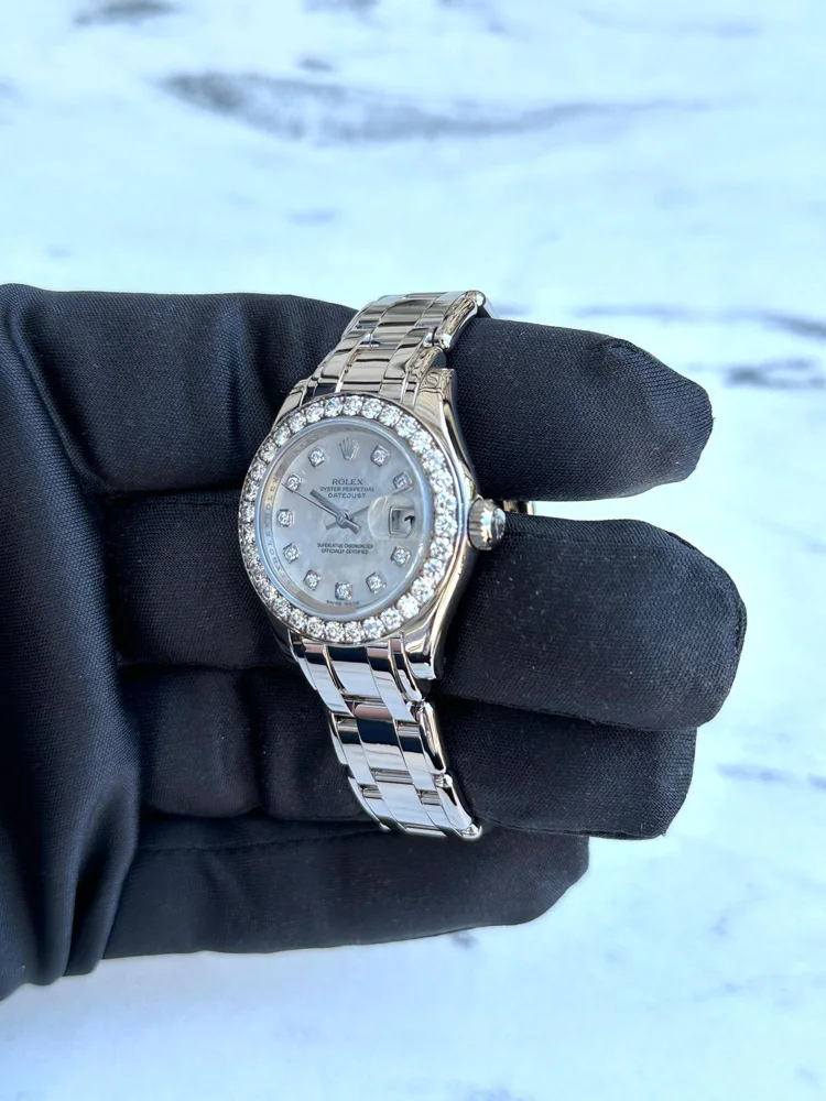 Rolex Lady-Datejust Pearlmaster Full set 2021 NOS New warranty card